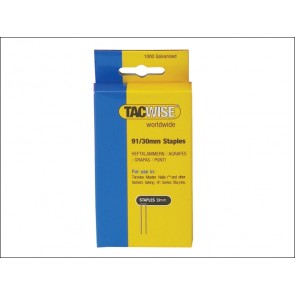 91/22mm Divergent Point Staples (1000)