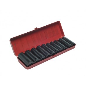 9126  Metric Deep Impact Socket Set  10 Piece 1/2in Drive