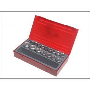 TT1217-6 17 Piece Metric 6p Socket Set 1/2 Drive