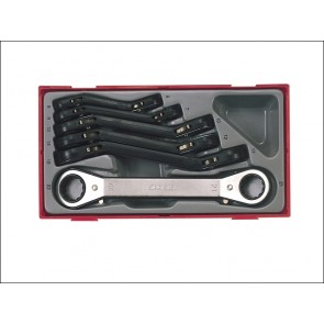 TTRORS 6pc Metric Ratchet Ring Spanners