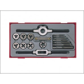 TTTD17 17pc Rethreading Tap & Die Set