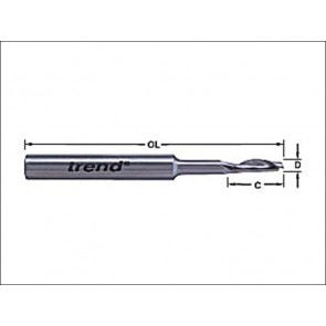 50/19 x 8mm HSSE Speed Steele Helical Plunge Bit 5 mm