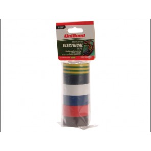 Electrical Tape (6 Colour Pack) 19 mm x 3.5 Metre