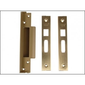Strongbolt 2200 Mortice Sash Lock Rebate Kit 13mm 0.5in Satin Brass Boxed