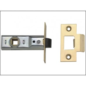 Tubular Mortice Latch 2648 Polished Brass 64mm 2.5in Boxed