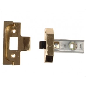 Rebated Tubular Mortice Latch 2650 Electro Brass 63mm 2.5in