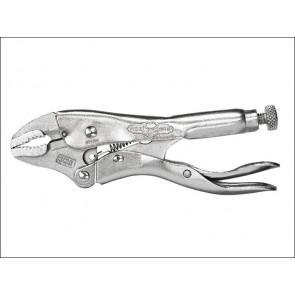 Curved Jaw Locking Plier with Wire Cutter 100mm 4in