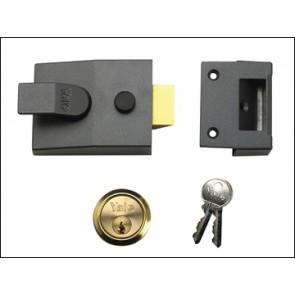88 Standard Nightlatch DMG Brass Cylinder 60mm Backset Boxed