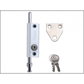 P124 Door Push Bolt Brass Finish Visi Pack