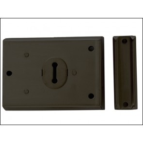 P402 Rimlock Black Finish 62 x 76mm