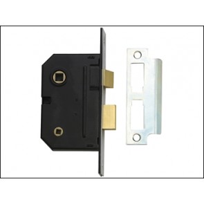 PM236 Bathroom 2 Lever Sash Lock 67mm 2.5in Polished Chrome