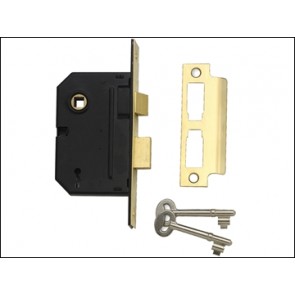 PM246 Internal 2 Lever Mortice Sash Lock 67mm 2.5in Polished Chrome