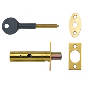 PM444 Door Security Bolt Brass Finish Visi Pack of 1