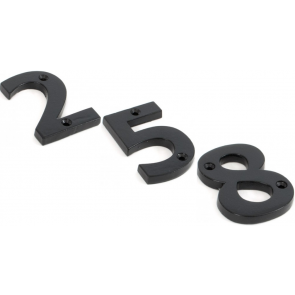 Numerals 0 to 9 - Black