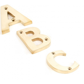 Letters A to Z - Polished Brass