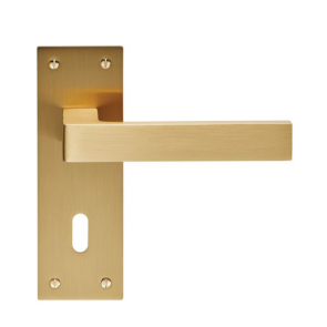 Sasso Lever Handle Range - Satin Brass