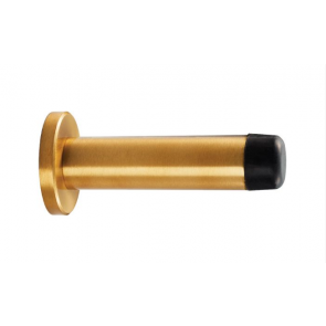 Wall Mounted Door Stop 71mm - Satin Brass