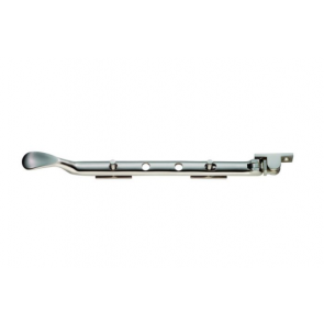 10" Victorian Casement Stay - Satin Nickel