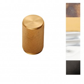 18mm Ø Knurled Knob - Various Finishes