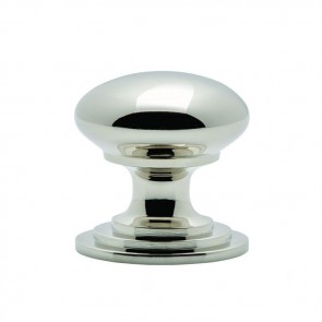 Victorian Cupboard Knob - Polished Nickel