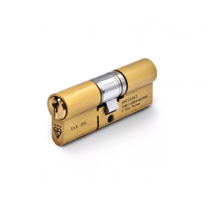 3* Double Euro Cylinder Satin Brass KD - Various Sizes