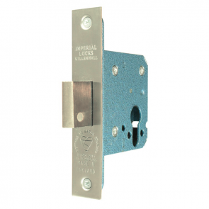 Stainless Steel BS3621 British Standard Euro-Profile Cylinder Mortice Deadlock 76mm