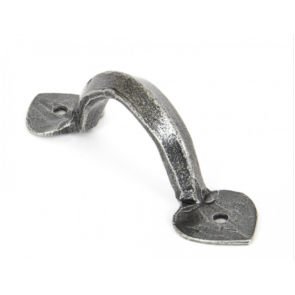 Gothic D Handle - Pewter