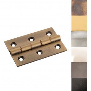 3" Double Phosphor Bronze Washered Hinge (PR) - Various Finishes 