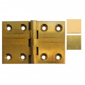 Back Flap Brass Hinges - (pair) 
