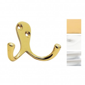 Victorian Double Robe Hook - Various Finishes