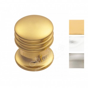 Ringed Cupboard Knob - Various Finishes