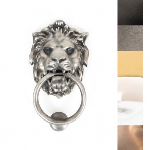 Lion Head Door Knocker - Various Finishes