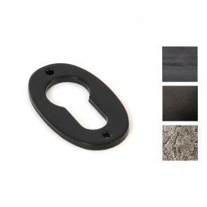 Oval Euro Escutcheon - Various Finishes