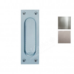 Flush Pull Handle (Grade 304 Steel) 120 x 40 mm - Various Finishes 