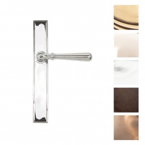 Newbury Slimline Sprung Lever Latch Set - Various Finishes