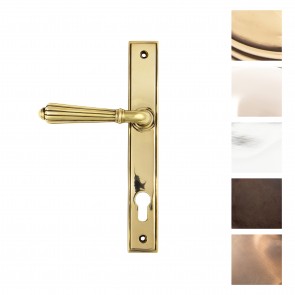 Hinton Slimline Lever Espag Lock Set - Various Finishes