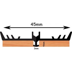 Exitex - RAG/45/GL Groove Located Rafter Gasket - Various Lengths