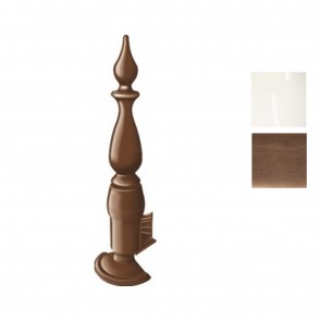 Exitex - Plastic Finial & Base - Various Finishes