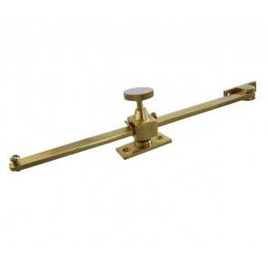 Sliding Window Stay - Brass