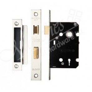 3 Lever Sash Lock - SSS (Various Sizes)