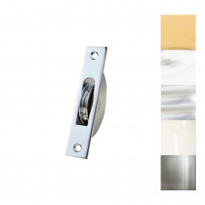 Square Ended Sash Ball Pulley - Various Finishes