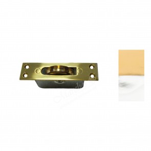 Square Ended Sash Pulley - Various Finishes