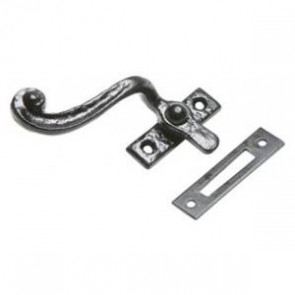 Kirkpatrick Rosehead Fastener (838) with Hook Plate - Black