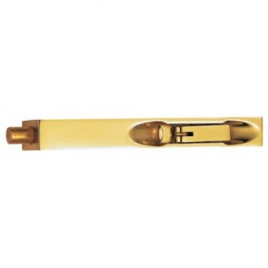 Lever Action Flush Bolt - Polished Brass - Various Sizes