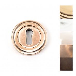 Round Escutcheon (Art Deco) - Various Finishes