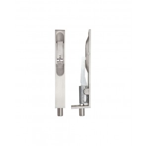 Lever Action Flush Bolt - Satin Stainless Steel - Various Sizes