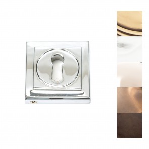 Round Escutcheon (Square) - Various Finishes