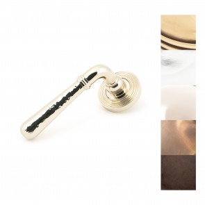 Hammered Newbury Lever on Rose Set (Beehive) - Various Finishes