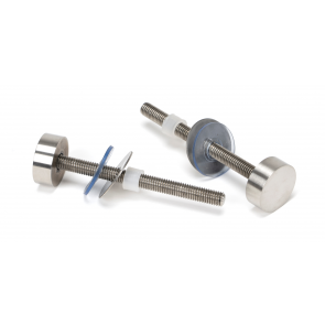 T Bar Handle 32mm Ø SS Fixings (304) - Various Types & Finishes