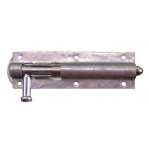 Straight Door Bolt - Galvanised - Various Sizes